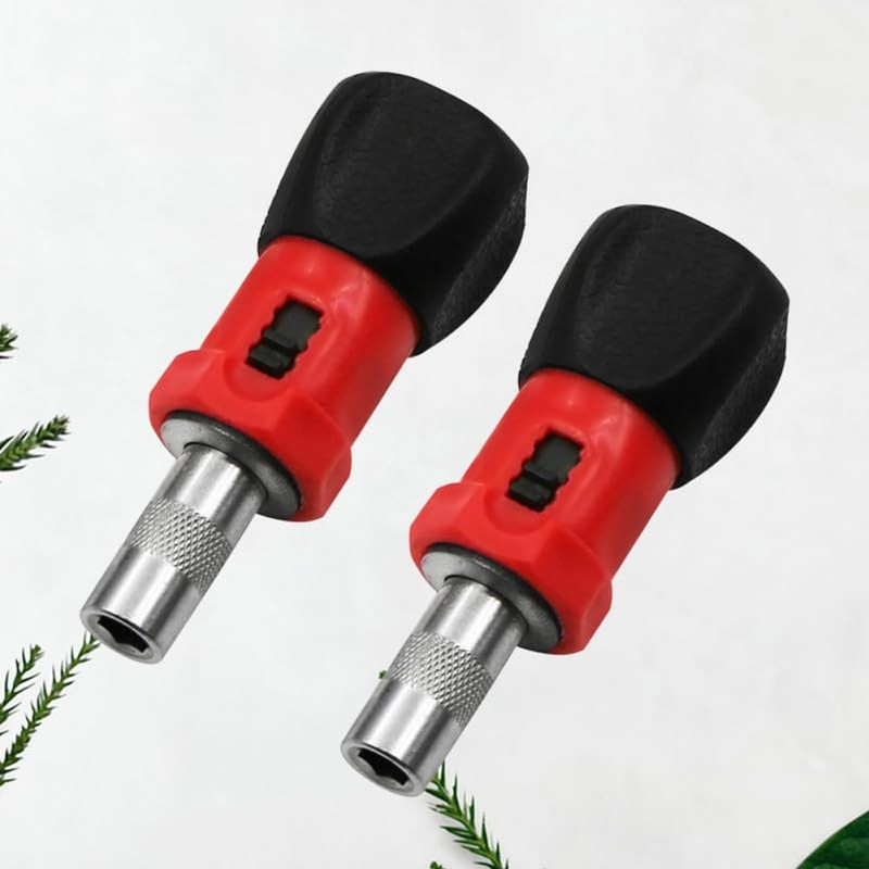 TOVINANNA 2pcs 6.35mm Driver Handle Bit Holder Driver Handle 6.35mm