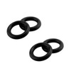 O-Ring Rubber Ring Steam Cleaner Replacement Parts, 4 Pack, Black