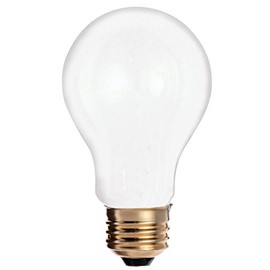 Satco 25 watts A19 A-Line Incandescent Bulb E26 (Medium) Soft White 2 pk