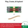 BRIO World Collapsing Bridge for Wooden Train Set - 3-Piece