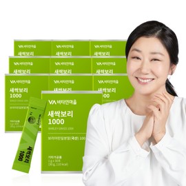 Vitamin Village Sprout Barley 1000 Powder Sticks (10 boxes, 300 sticks total) / 비타민마을 새싹보리 1000 분말 스틱 국내산 10박스 총300포