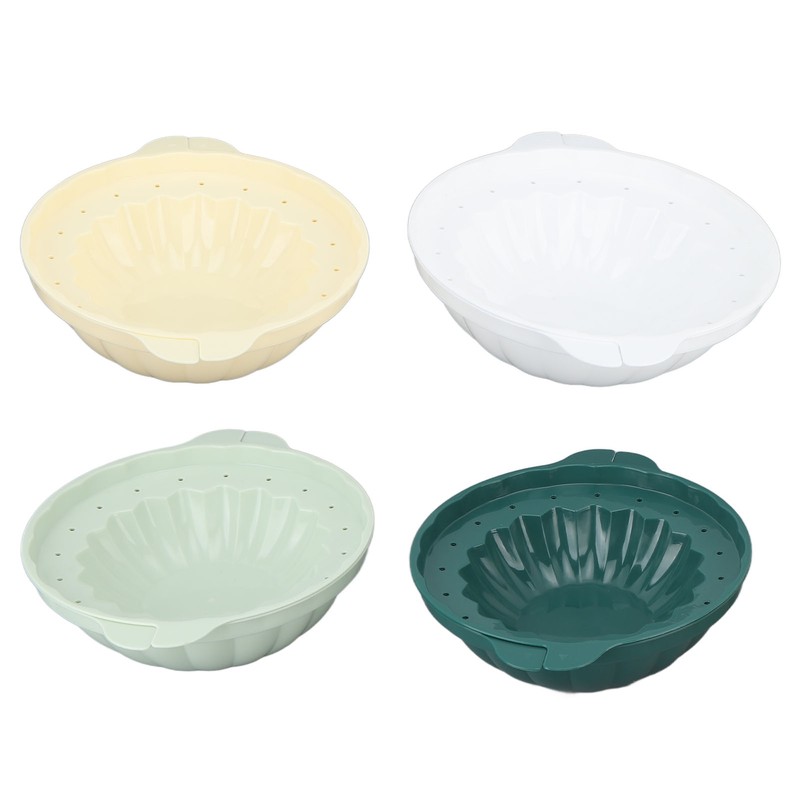 Ice Bowl Containers Mold Light Green Dark Green White Yellow