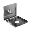Metzler Ultra-Flat Stainless Steel Push Button, Rust-Proof IP67, Installation Diameter