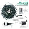 MZD8391 Color Changing Christmas String Lights Outdoor Indoor, 108FT 300