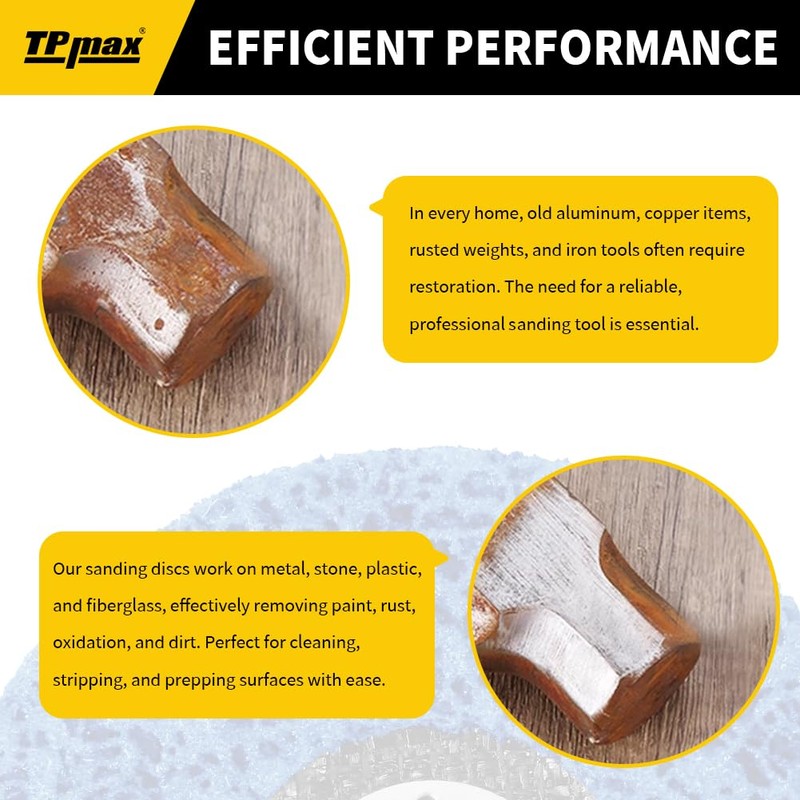 4-1/2" x 7/8" Stripping Discs for Rust and Paint Removal