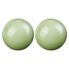 2 Inch Light Green Afghanistan Jade Baoding Balls Health Crystal