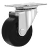 24 Pack 2" Swivel Caster Wheels Hard Rubber Base with