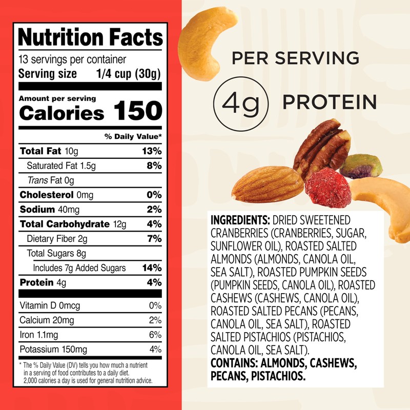 Snak Club Mega Trail Mix, Family Size, 14 Ounce