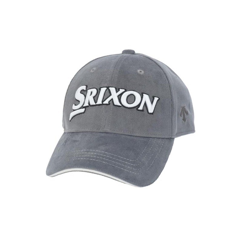 Srixon RG4FCP05M Men's Cap, Embroidered Logo on the Front, Simple,