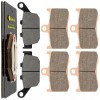 Caltric Front & Rear Brake Pads for Triumph Daytona 675