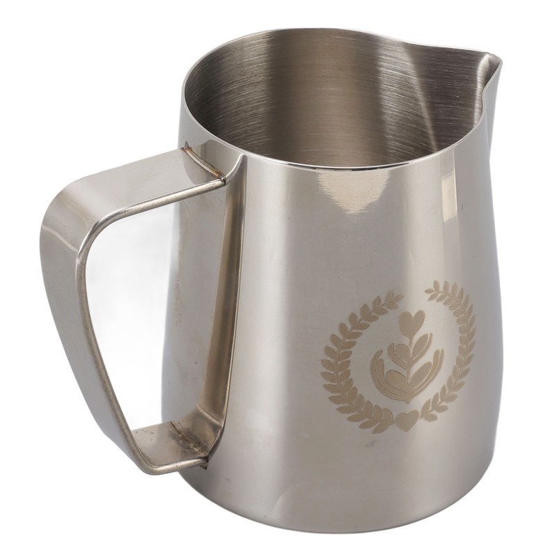 Frothing Pitcher 304 Stainless Steel Pull Flower Cup Coffee Milk