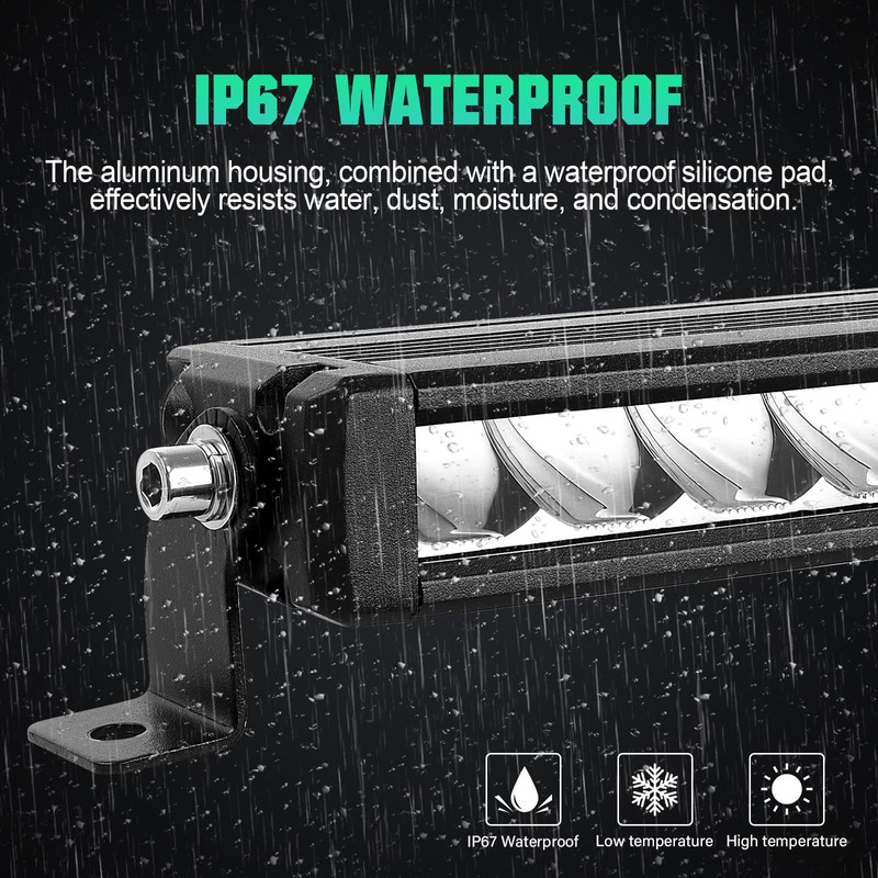 SKYWORLD 12 Inch 30W LED Light Bar with DT Connector,