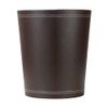 KINGFOM™ Classic Leather Waste Bin, Creative Waste Paper Basket, Storage