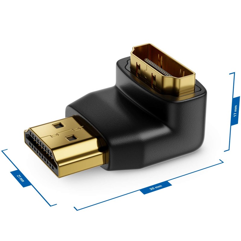 Deleycon HDMI Angled Adaptor