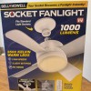Bell & Howell Socket Fanlight Ceiling Fan 1000 Lumens Remote Included NEW in Box