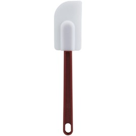 Winco Flat Silicone Spatula, 10-Inch, , White