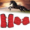 4pcs Horse Leg Guard PU Neoprene Front Hind Horse Tendon