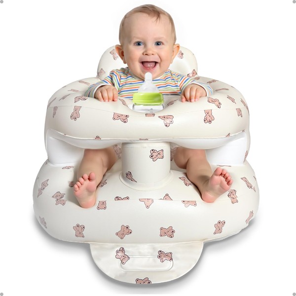 Upgraded Inflatable Baby Seat for 4-36 Months Babies, Tozzaroo Baby