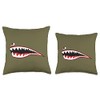 Shark Mouth Plane Nose WW2 P-40 Warhawk A-10 Warthog Teeth