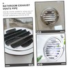 Gadpiparty Stainless Steel Rainproof Air Vent Protector Cover Louvered Grille