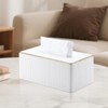 Richblue Tissue Case Tissue Box PU Leather Box Tissue Gold