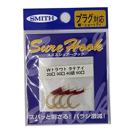 Smith (SMITH LTD) Sure Hook Vertical Eye W Trout #4 Gold