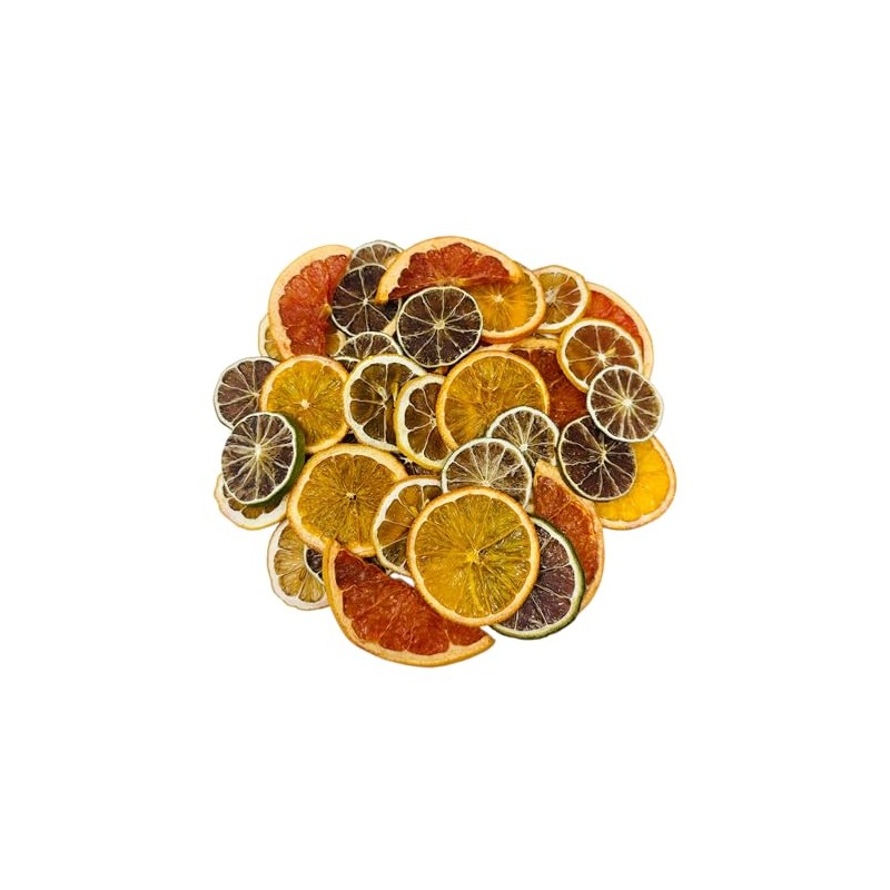 Utama Dehydrated Citrus - Piece Dried Lemon/Lime/Orange/Grapefruit - Cocktail/Food Garnishing