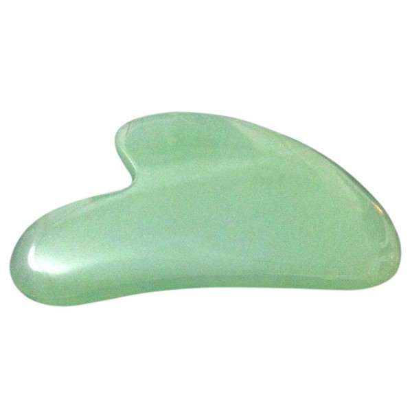 Onwon Aventurine Gua Sha Scraping Massage Board Tool Natural Jade Stone Guasha Board for Face Body Skin Caring Spa Therapy Trigger Point Treatment Soft Tissue Mobilization Tool