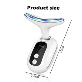 IVEOPPE Face Massager - 4 Modes Face Lifting Device, 45°C V Face Massager for Removing Wrinkles and Skin Tightening, Ems Device Face, Face Massager, Vibration Massager, White