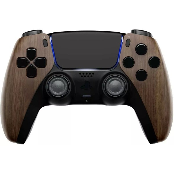 Sony Wood Custom UN-Modded Controller Unique Design compatible with PS5