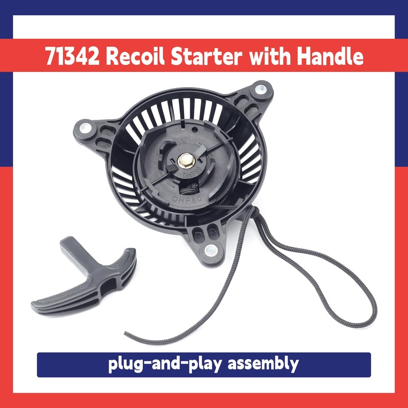 Dusledel 71342 Recoil Starter with Handle Compatible with Predator Surge