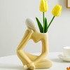 Arawat Vase Decoration Living Room Modern Ceramic White Sculpture Vases