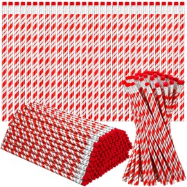 Geosar 48 Pcs Christmas Pencils for Kids Holiday Candy Cane Prism Pencil with Eraser Tops Red and Silver Pencils Bulk for Xmas Teachers Gifts School Stationery Party Reward Supplies