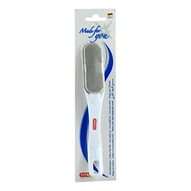 HORNHAUTRASPEL Ergonomic Titania stainless steel, pack of 1