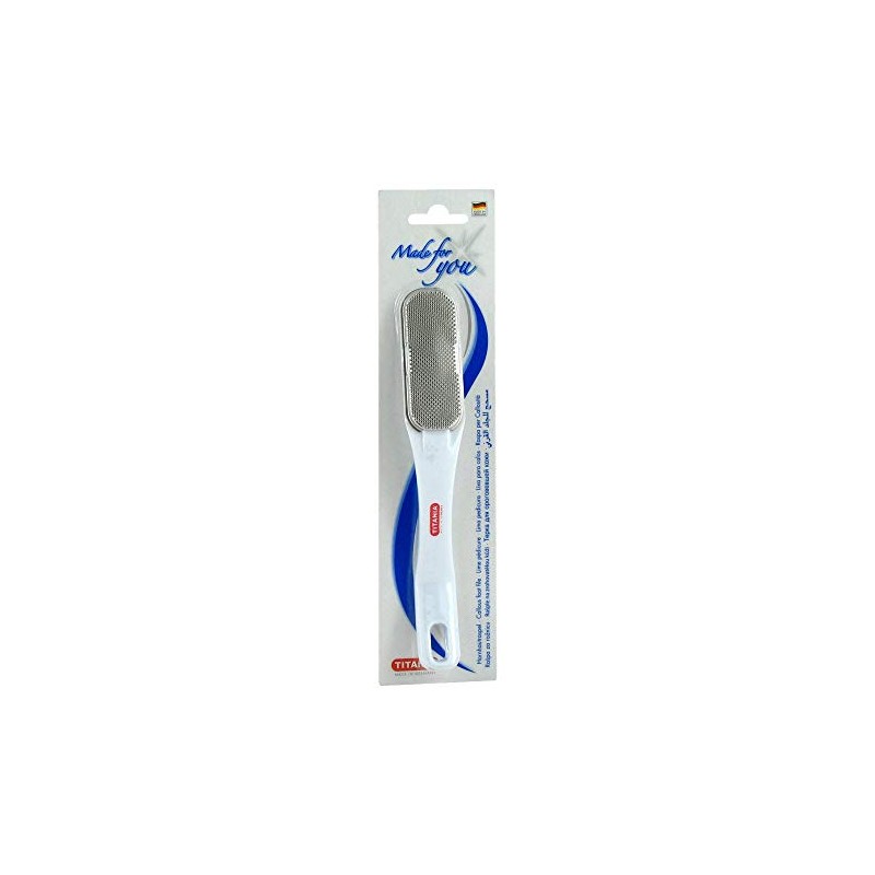 HORNHAUTRASPEL Ergonomic Titania stainless steel, pack of 1