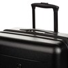SwissGear 8020 Eclipse Hardside Expandable Luggage with Spinner Wheels, Black,
