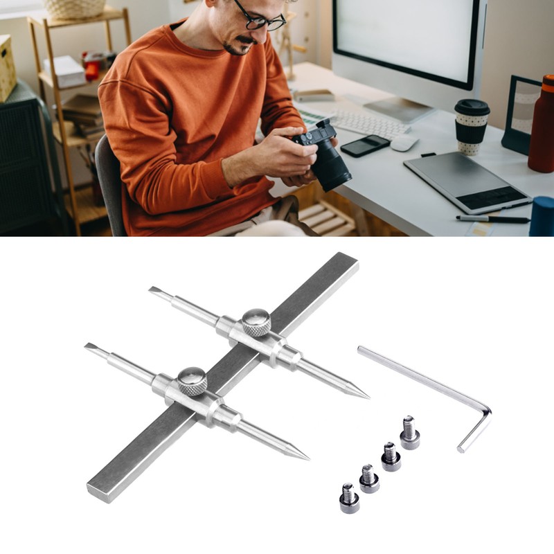 Camera Lens Spanner Wrench Double Headed Professional Stainless Steel Camera