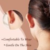Pandahall 450pcs Clear Soft Plastic Earring Back Stopper