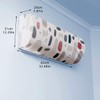 LKXHarleya Waterproof Indoor Air Conditioner Cover for Wall-Mounted Air Conditioners,