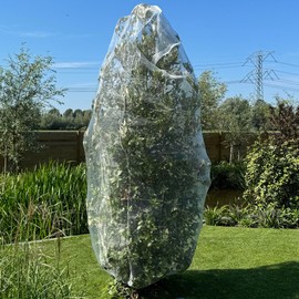 Fruit Tree Protection Bags 6.5x8.5 FT | Multiple Size Garden Netting for Fruit & Vegetable Protection | White Plant Net Cover for Blueberry & Tomato | Bird & Insect Mesh Fabric Protector