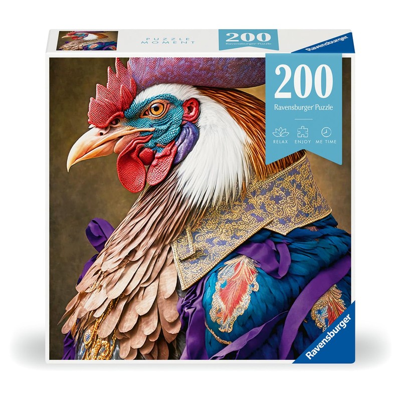 Ravensburger Puzzle Moment: Rooster General 200 Piece Jigsaw Puzzle for