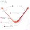 HealthAndYoga(TM) Copper Tongue cleaners-12 pieces