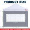MASTERCANOPY Church Window Sidewall Panels Sunwall for 3x3M Instant Gazebo