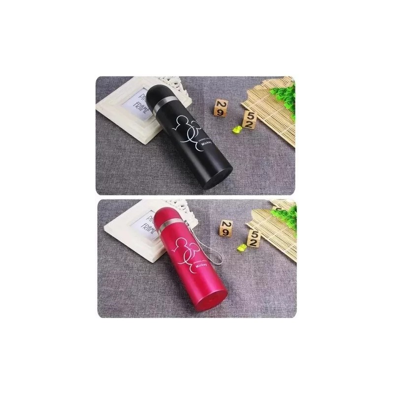 LUC Termo De Acero Inoxidable Diseño Mickey 500 Mililitros