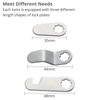 Bohaner 4pcs Cam Lock Door Barrel Drawer Cabinet Mail Box
