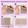 Xiciki Book Cover Guide, 5 in 1 Iron Metal Bookbinding