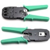 E-outstanding Network Crimper,Cable Stripper Cutter - RJ11 RJ12 RJ45 Connector