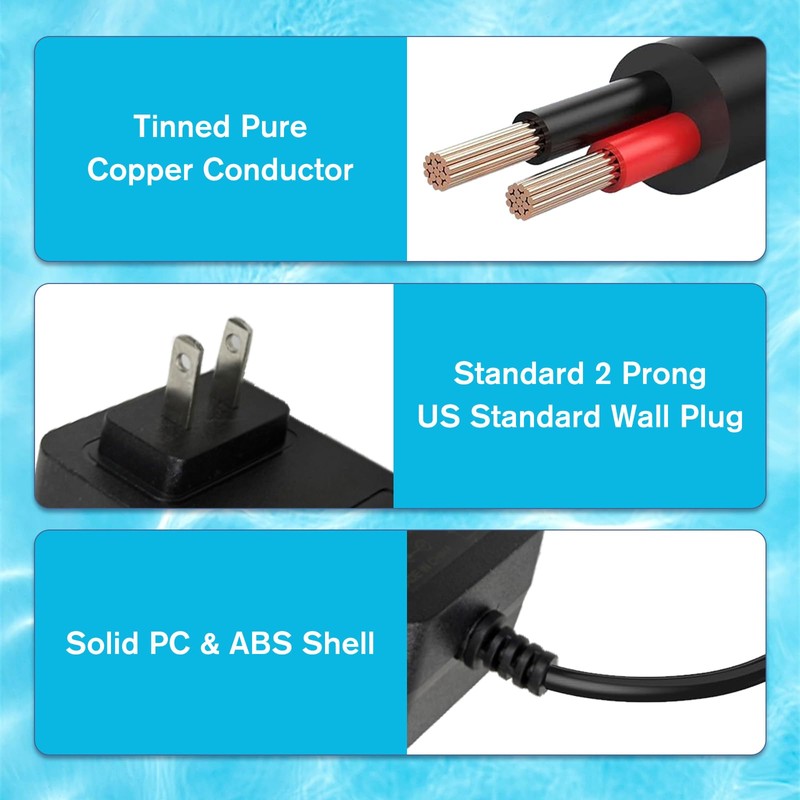 MSZLZTD 12.6V Charger for Winny Pool Cleaner Compatible with Winny