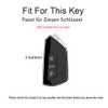 TECART Leather Smart Car Key Case Fits VW Golf 8