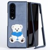 Design Skin (신세계김해점)( 갤럭시 Z폴드4 ) 자수 바타입(빅베어)-핑크 ITM22799 (Shinsegae
